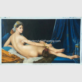 Het Olieverfschilderij van canvasmensen, de Naakte Reproductie van het Vrouwenolieverfschilderij op Linnen